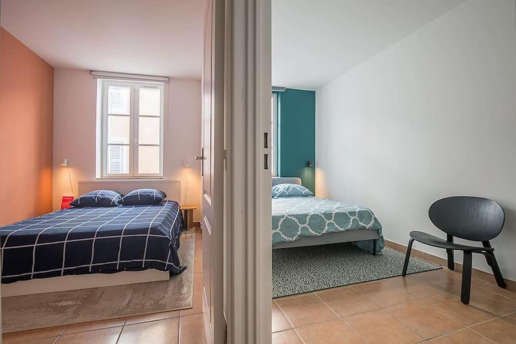 Rare Appart 2 Chambres En Duplex Design Au Panier Marseilles Buitenkant foto